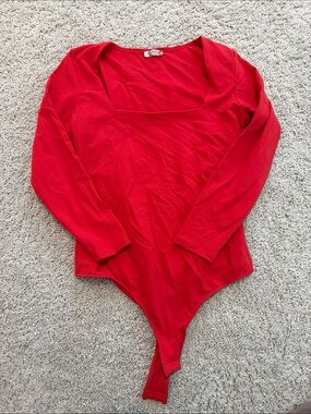 Free People Scarlet Scoop Neck Bodysuit